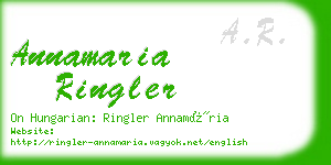 annamaria ringler business card